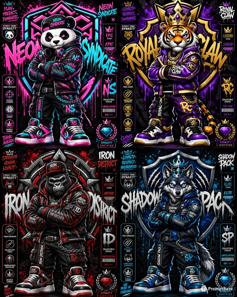 Street Tribe Mascots