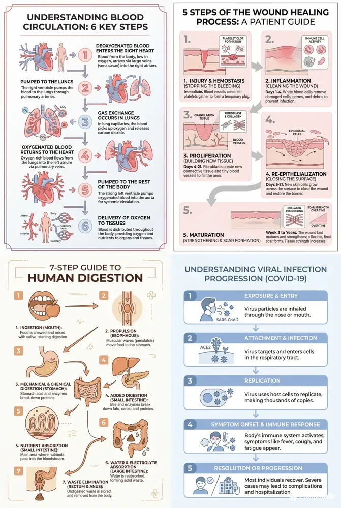 Stepbystep Medical Infographics