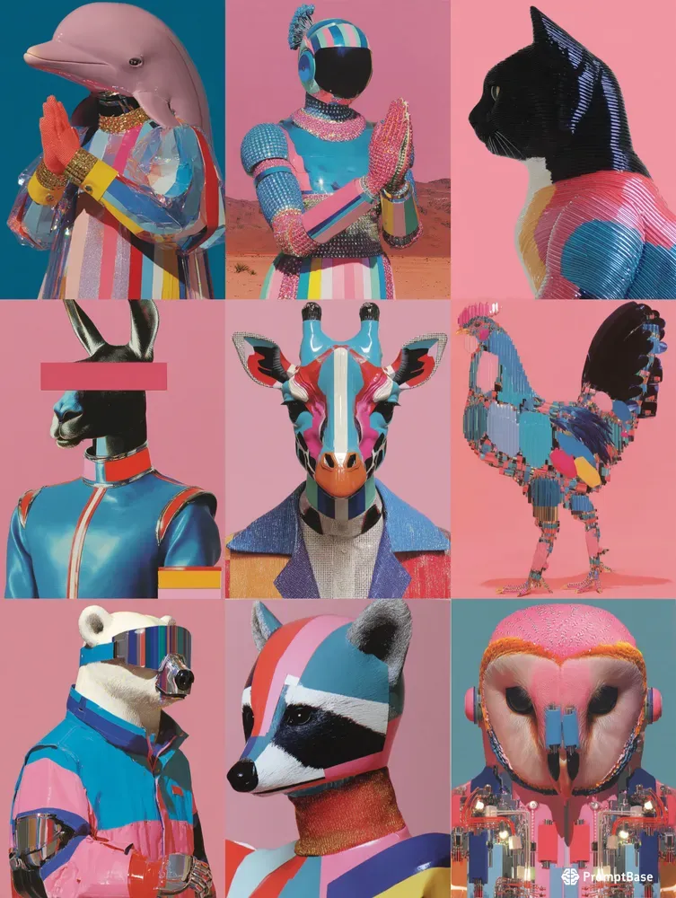 Cyberpunk Anthropomorphic Animals