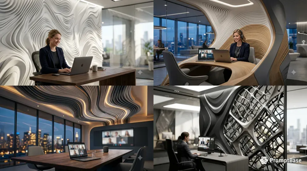 Executive Virtual Office Backgrounds