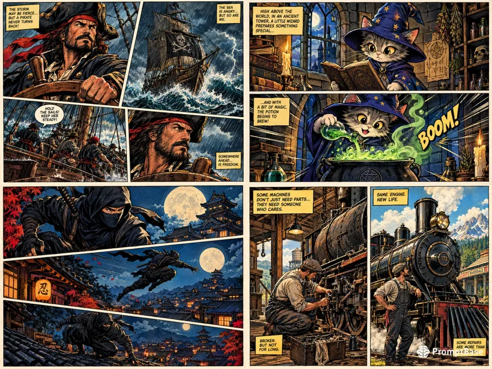 Retro Comic Strip Creators