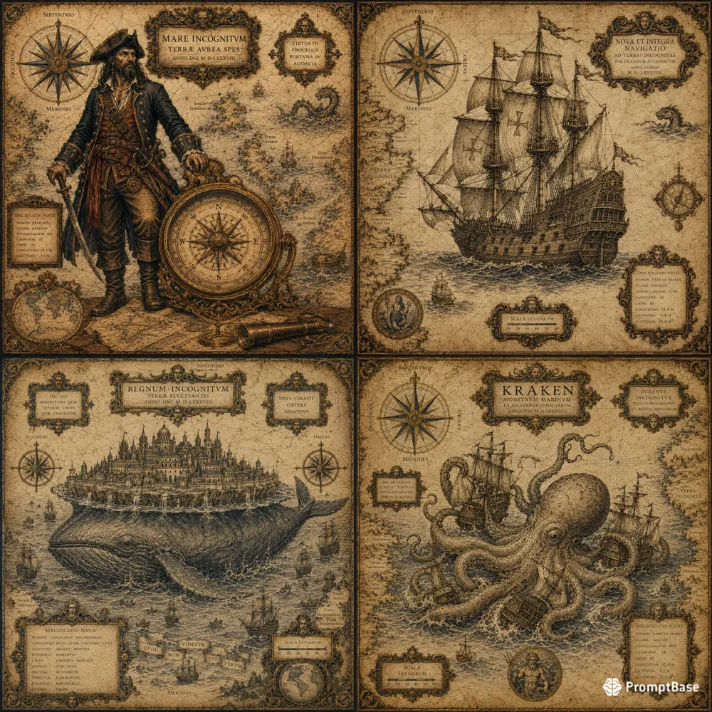 Antique Map Art