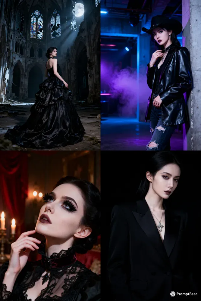Dark Elegance Gothic Portraits Pro