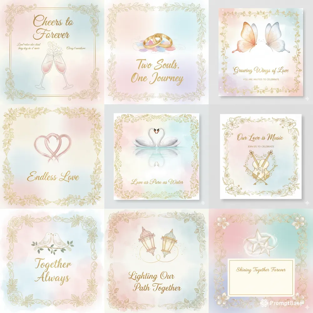 Elegant Wedding Anniversary Art