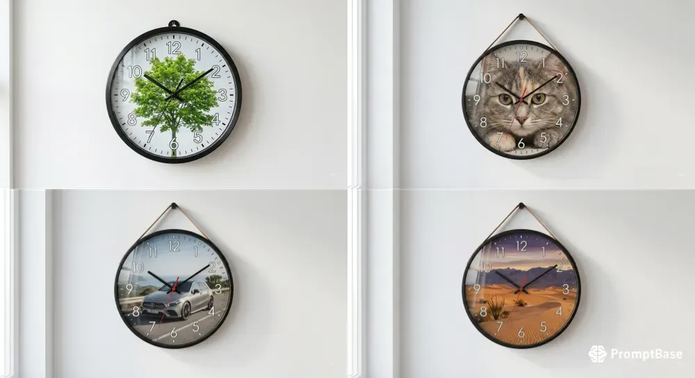 Custom Dial Modern Wall Clocks