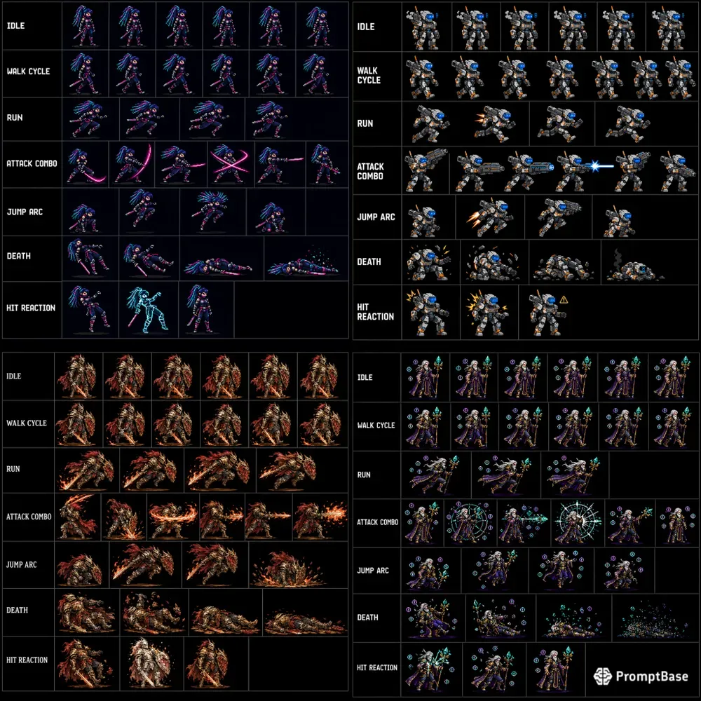 Sprite Sheet Animation Packs