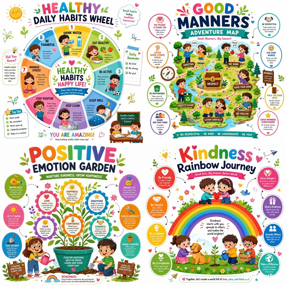 Educational Infographic Kits