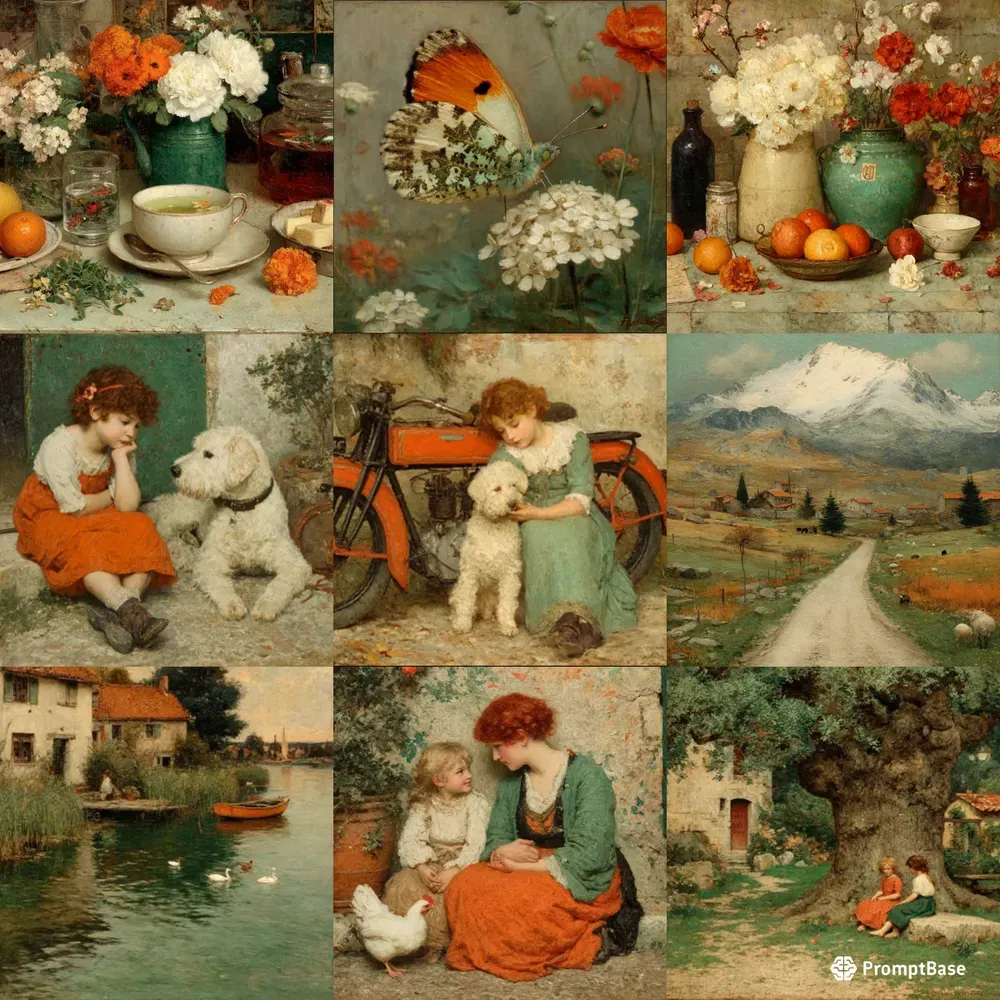 Illustrations Naturalist Soft Paintings