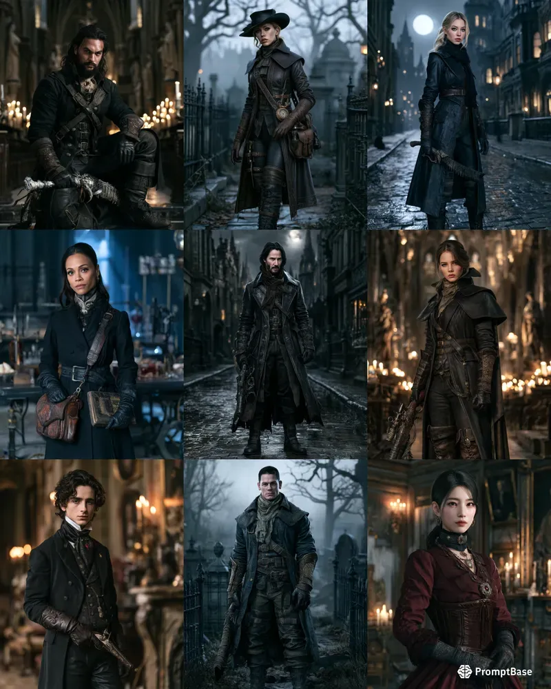 Your Photos As Bloodborne Hunters