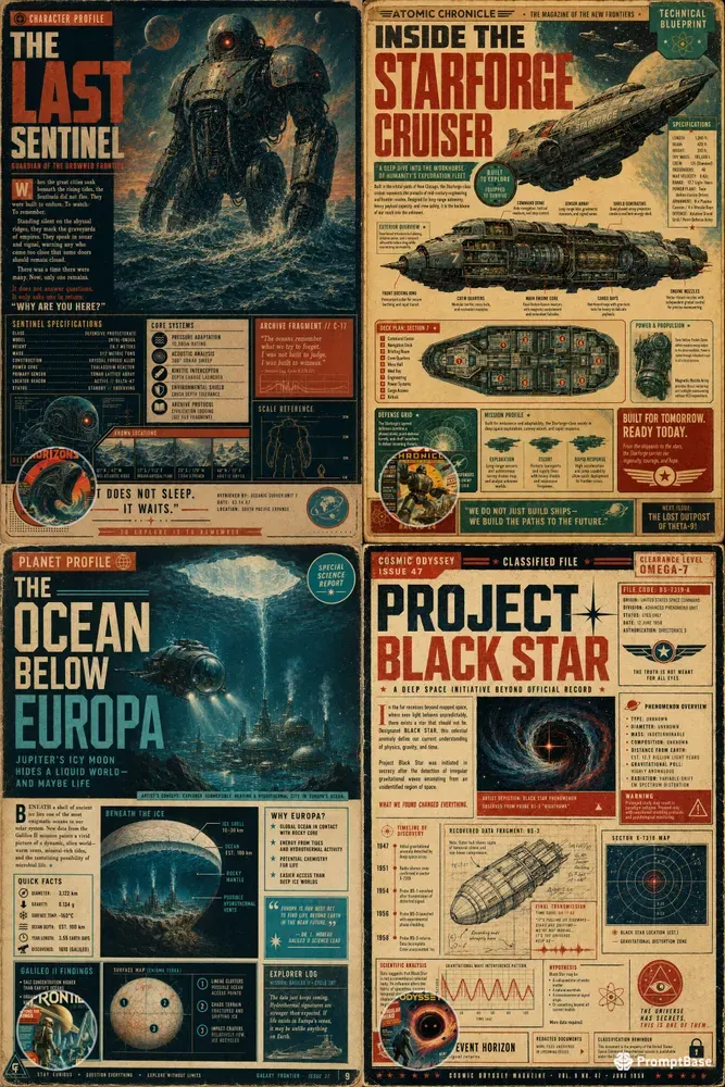 Pulp Science Fiction Pages