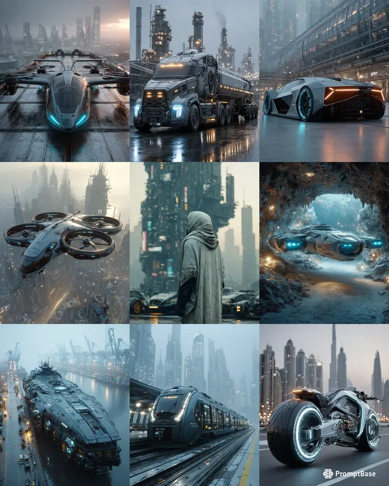 Futuristic Scifi Scene Generators