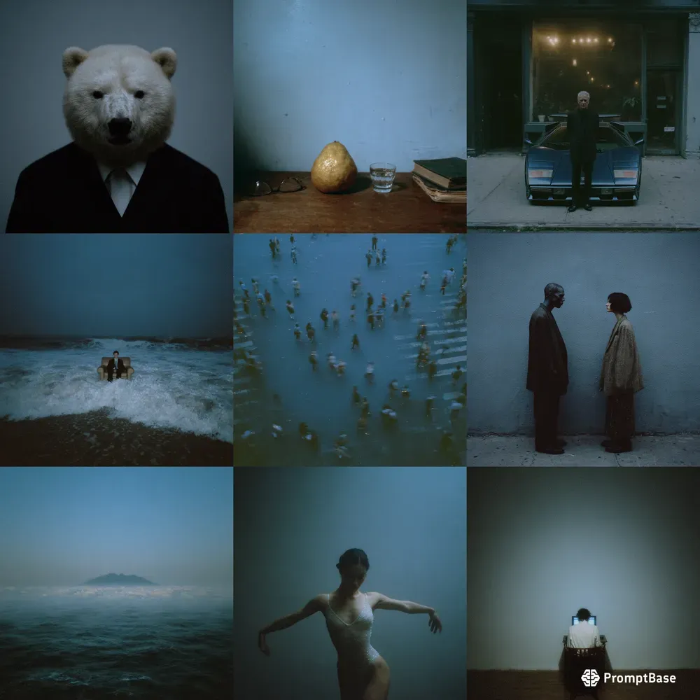 Cold Minimalist Cinematic Film Photos