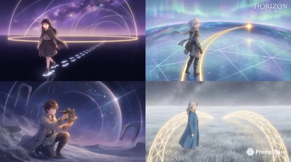 Horizon Atlas Anime Key Visuals