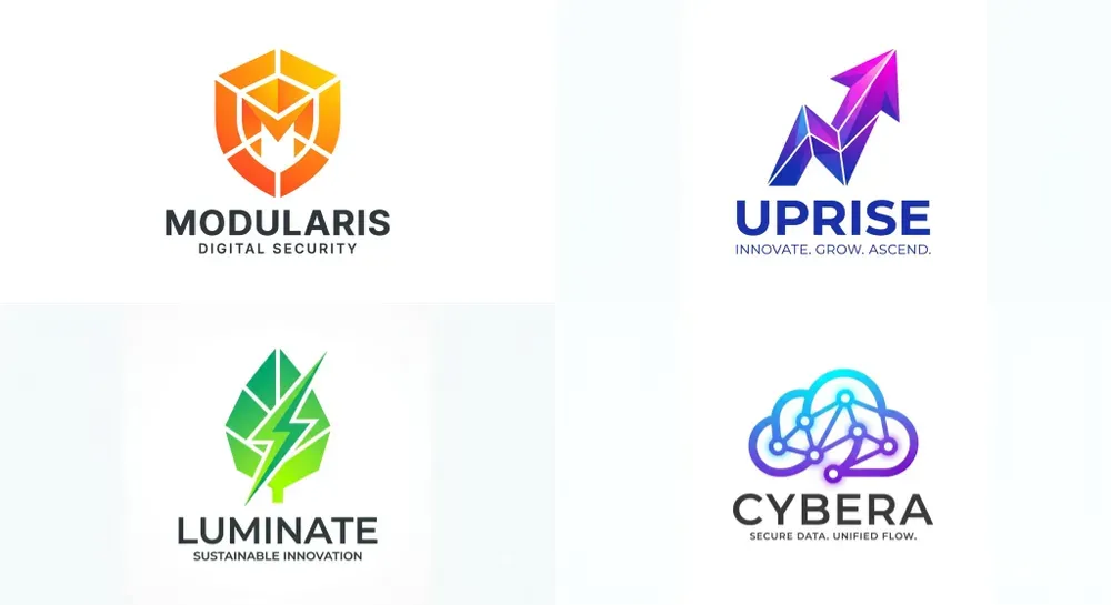 Vibrant Startup Logos