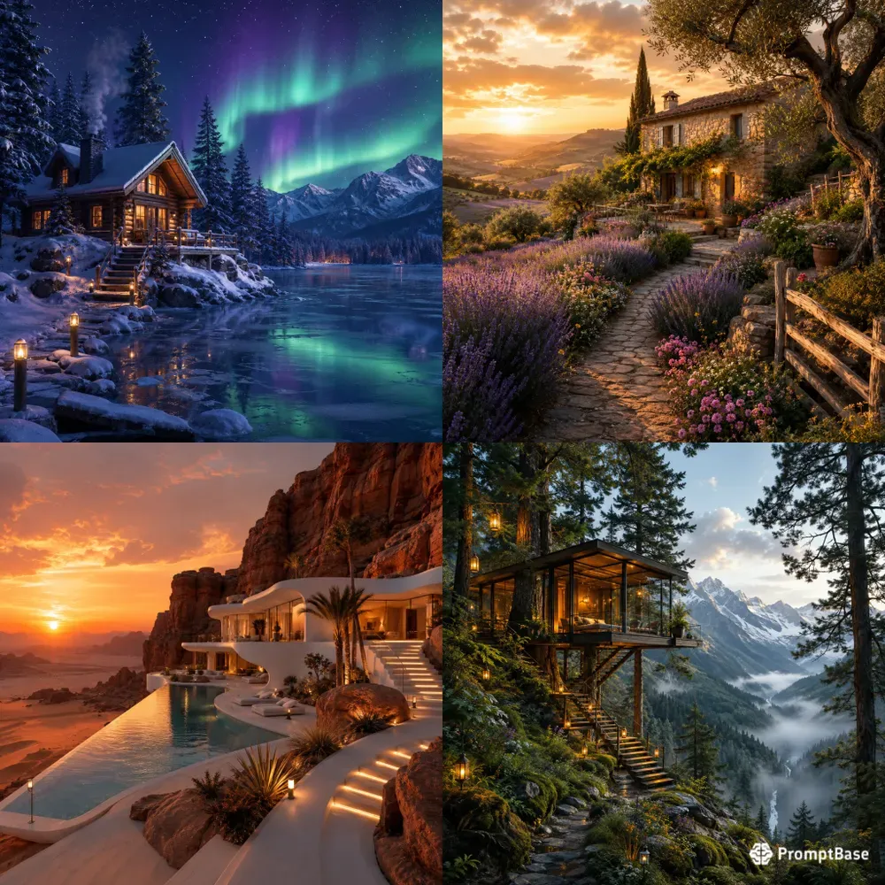 Cinematic Dreamscape Retreats