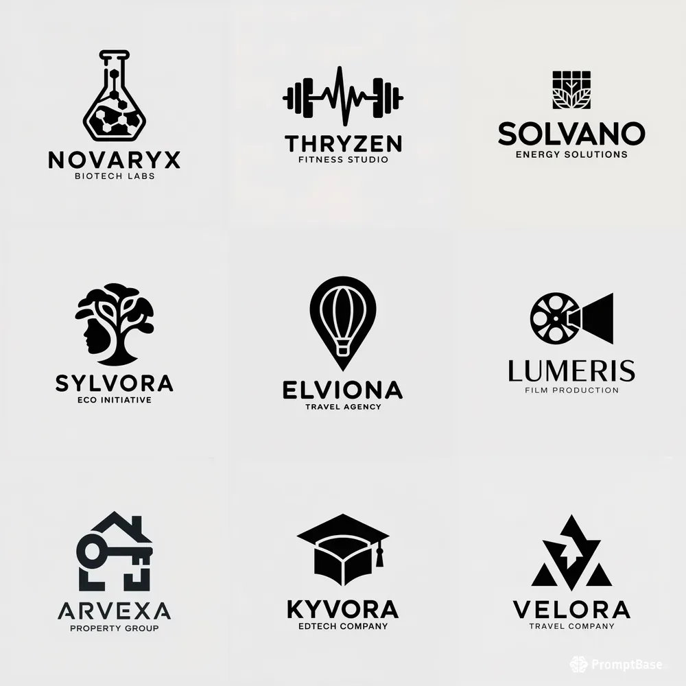 Premium Flat Logos