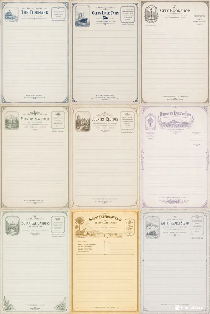 Letter Writing Journal Pages
