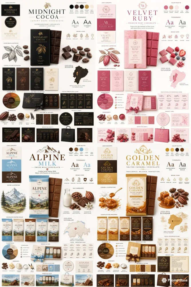 Gourmet Chocolate Brand Kits