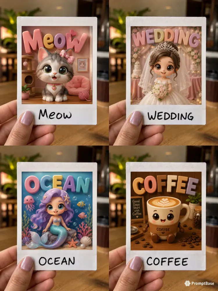 3D Instax Collectible Photo Generator