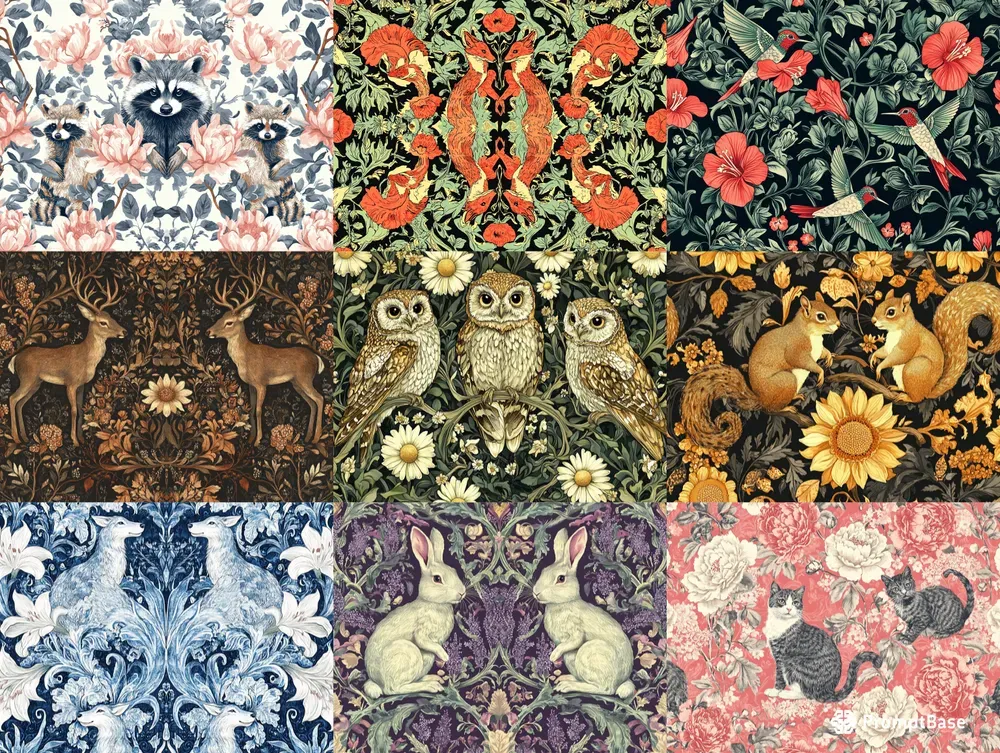 William Morris Animal Patterns