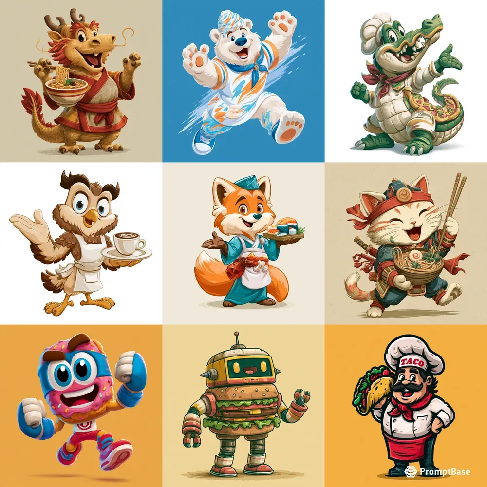 Restaurant Brand Mascot Generator