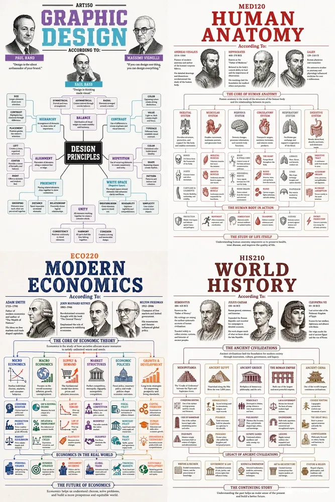 Vintage Infographic Posters