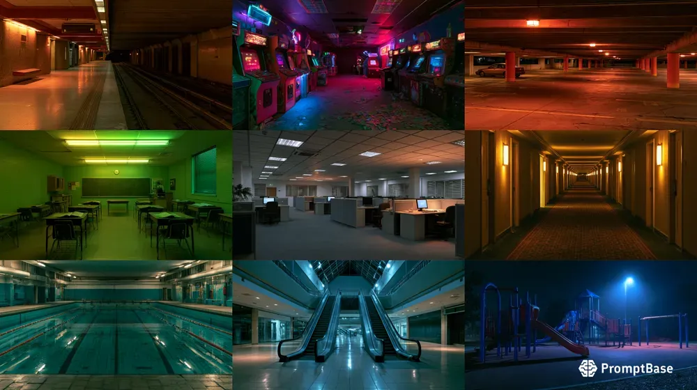 Liminal Spaces Photography Generator