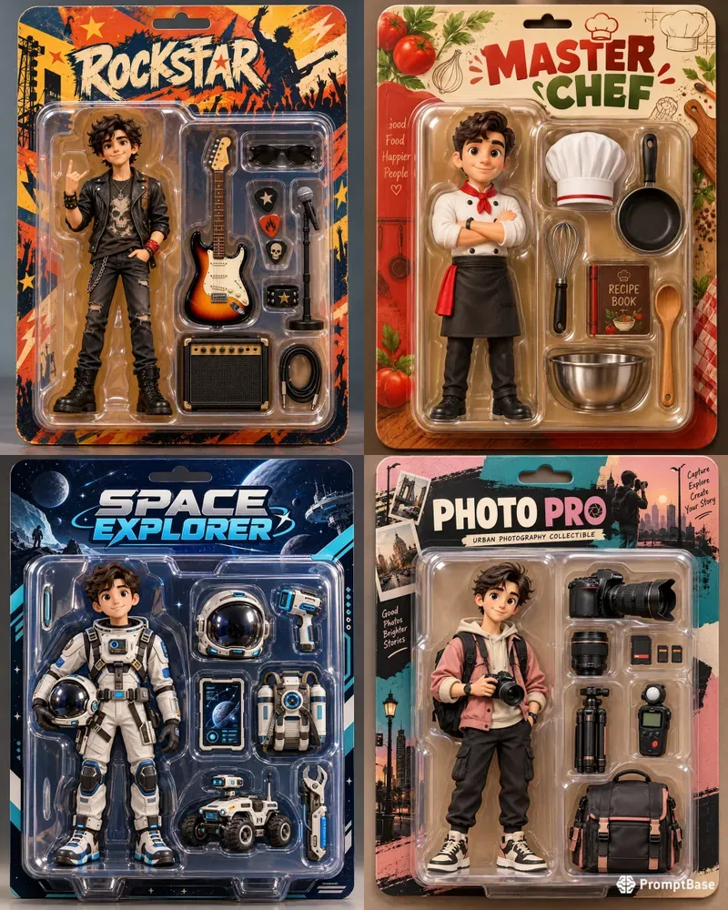 3D Collectible Blister Pack Generator