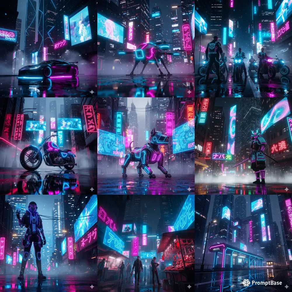 The Stylized Cyberpunk Series
