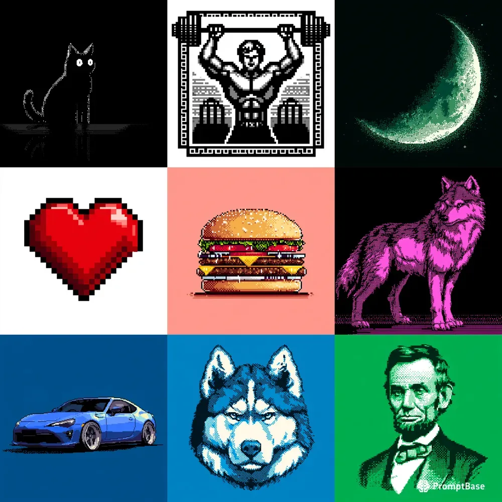 8bit Illustrations