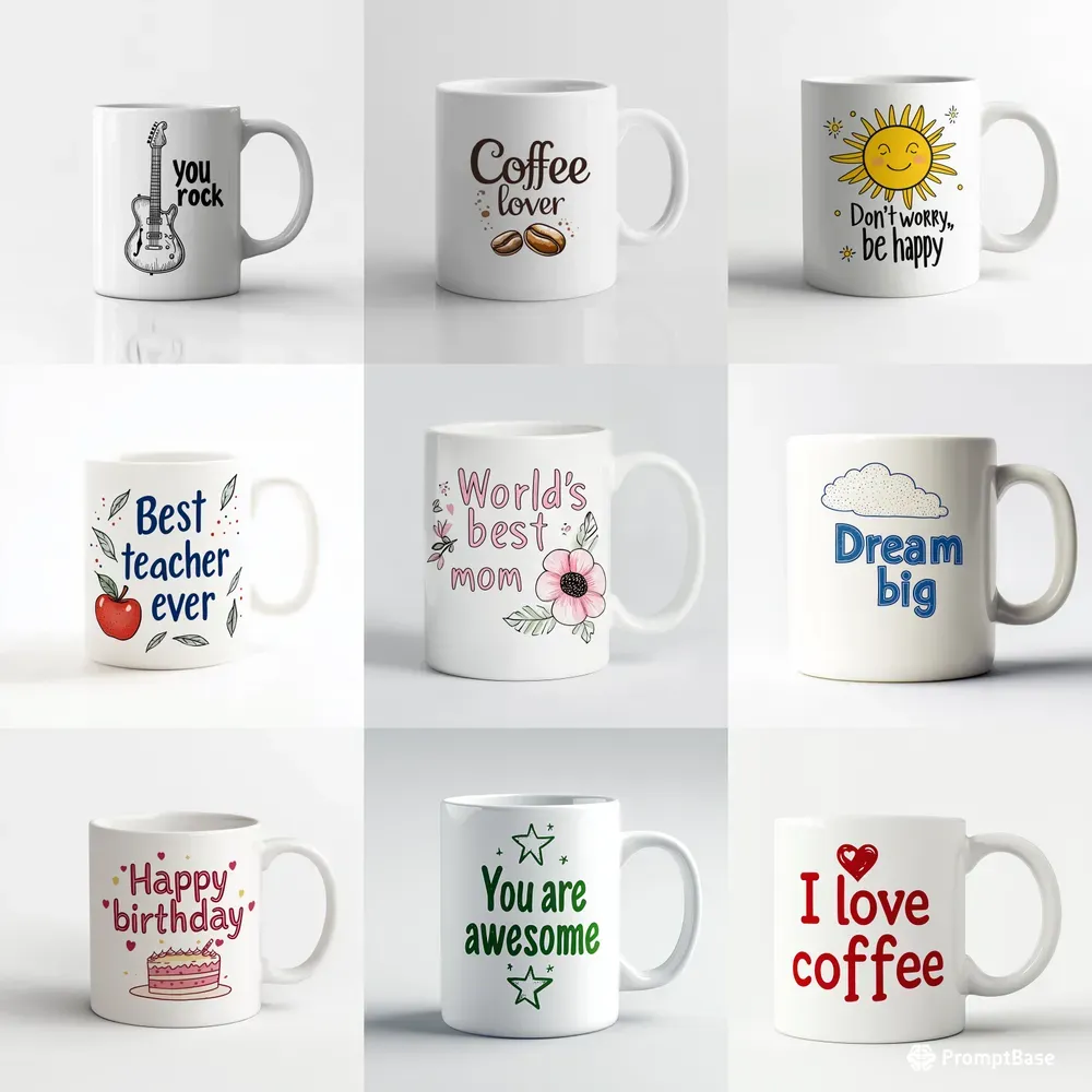 Custom Mug Designs With Text