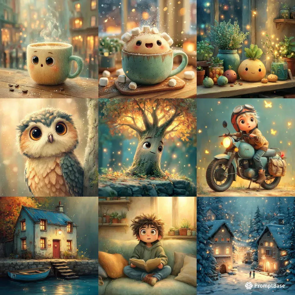 Painterly Storybook Pixar Concept Art