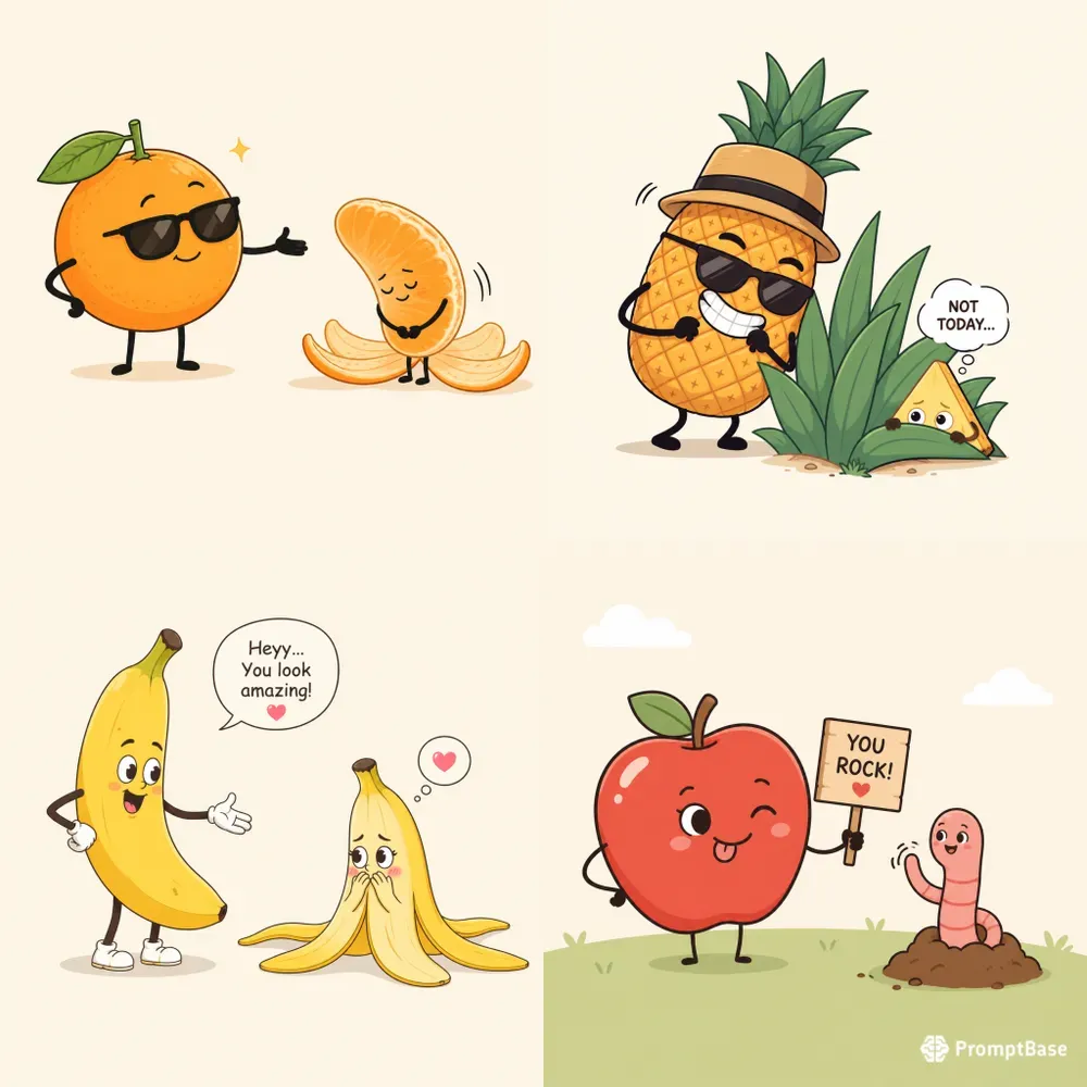 Playful Minimalist Food Fun