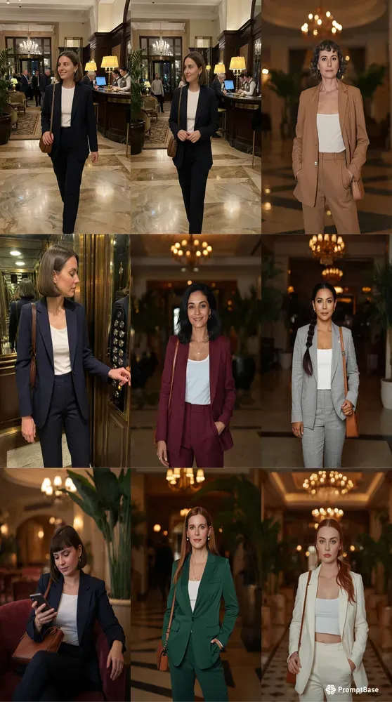 Realistic Chic Hotel Lobby Photos
