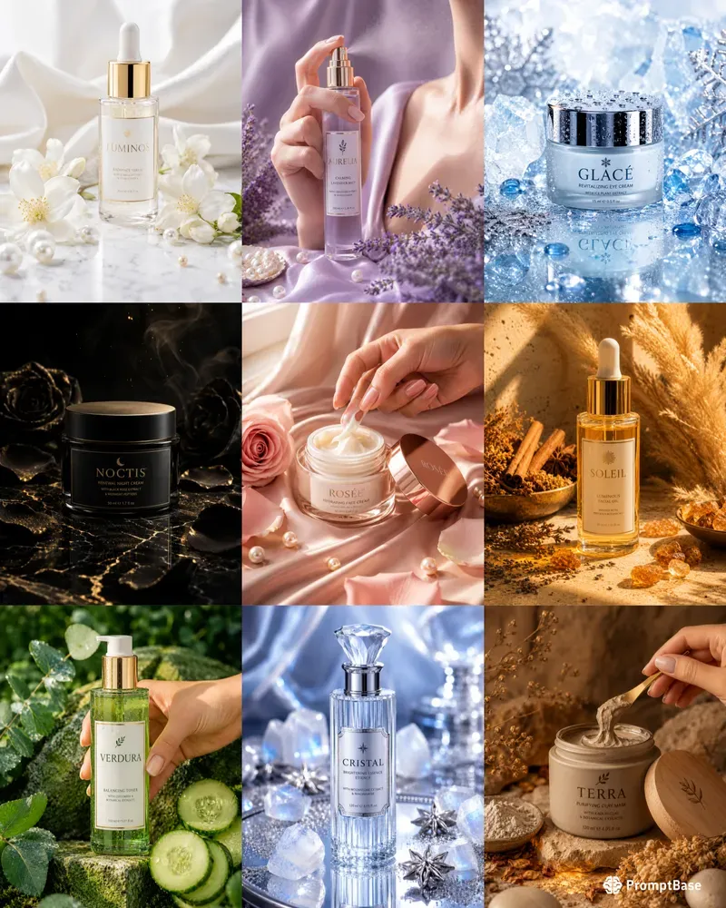Cinematic Luxury Skincare Ads