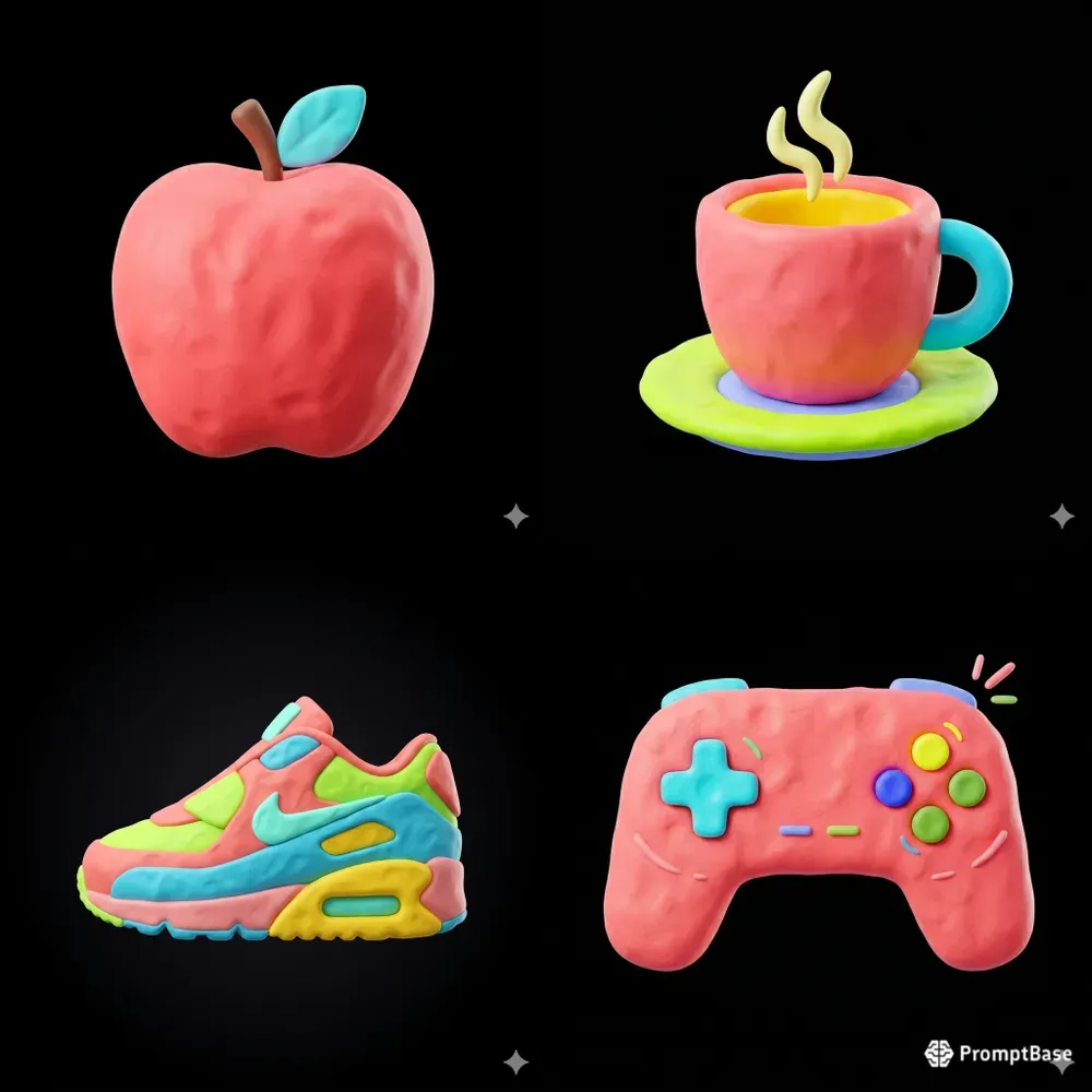 Soft Clay 3D Object Generator