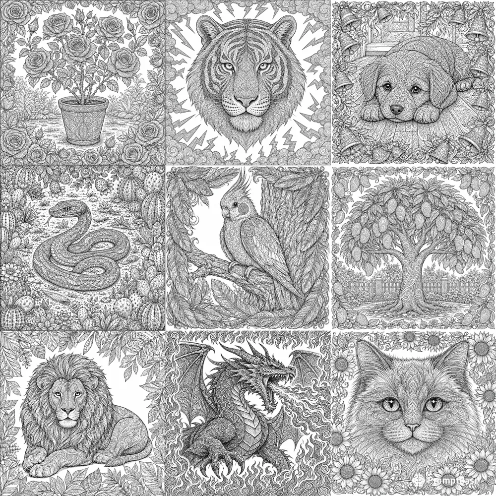 Zentangle Creatures