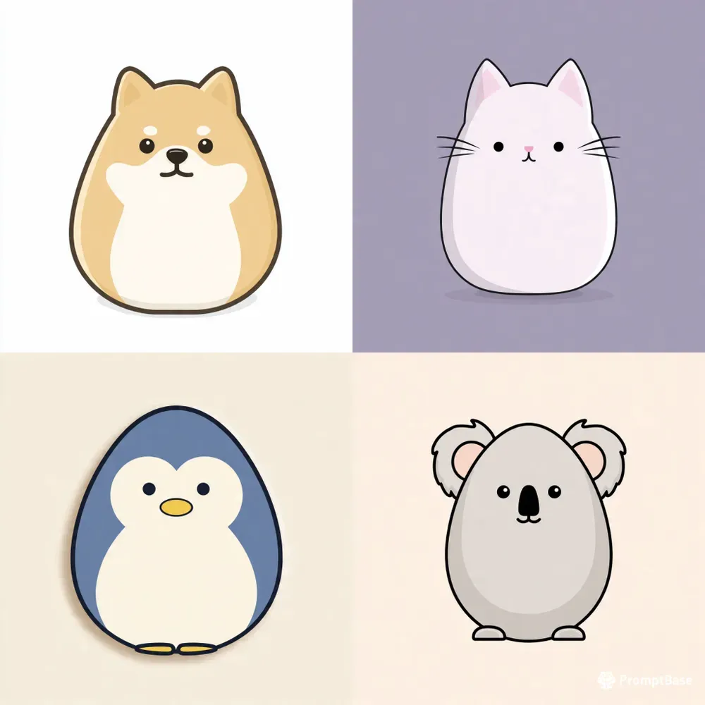 Minimalist Kawaii Capsule Series
