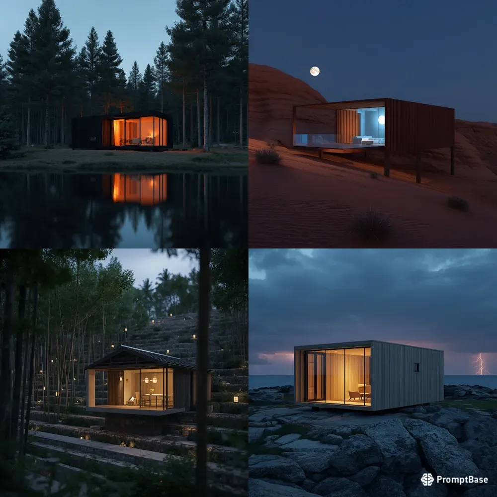 Nightfall Microvilla Renders