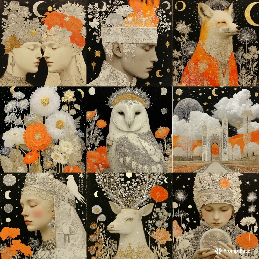 Slavic Golden Folk Fantasy Style