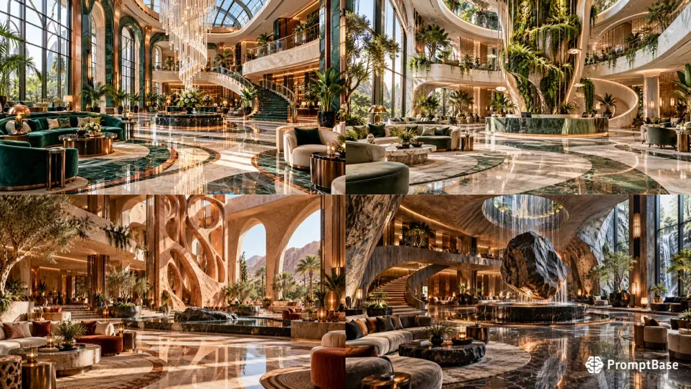 Luxury Boutique Hotel Interior Assets