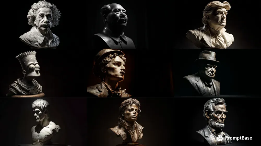 Celebrity Busts Collection