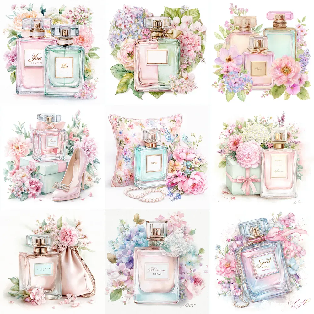 Chic Perfume Fashion Product Designs