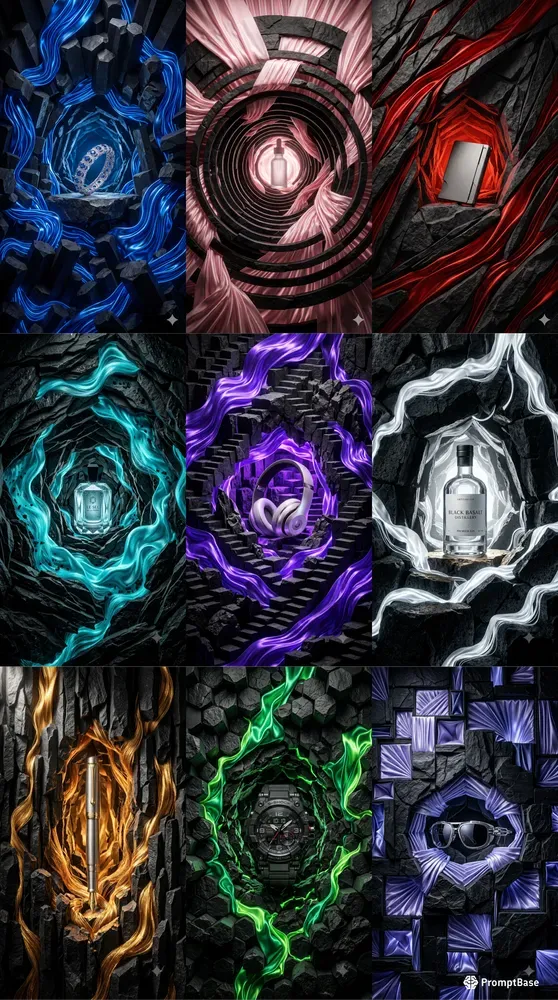 Deep Sea Basalt Luminous Silk Stages