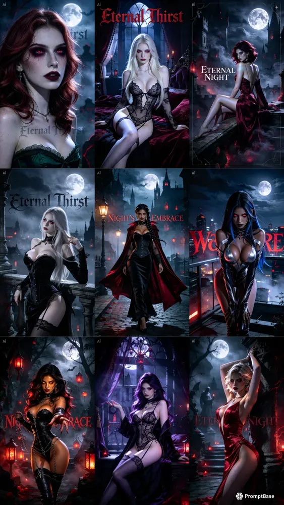 Sensual Vampire Night Girls