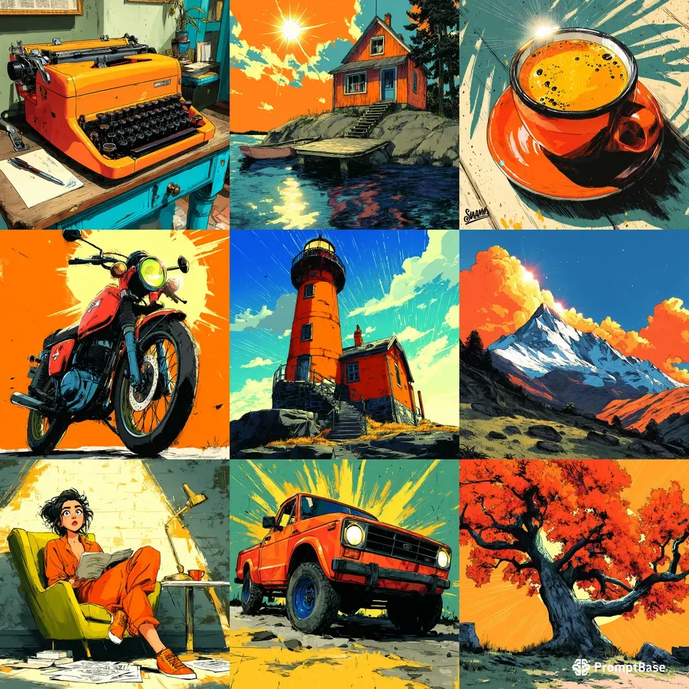 Inked Comic Indie Cinematic Glows