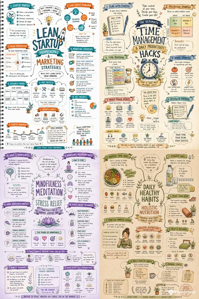 Creative Sketchnote Infographics