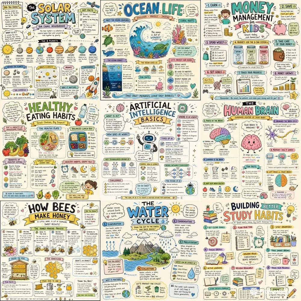 Creative Sketchnote Infographic Kits