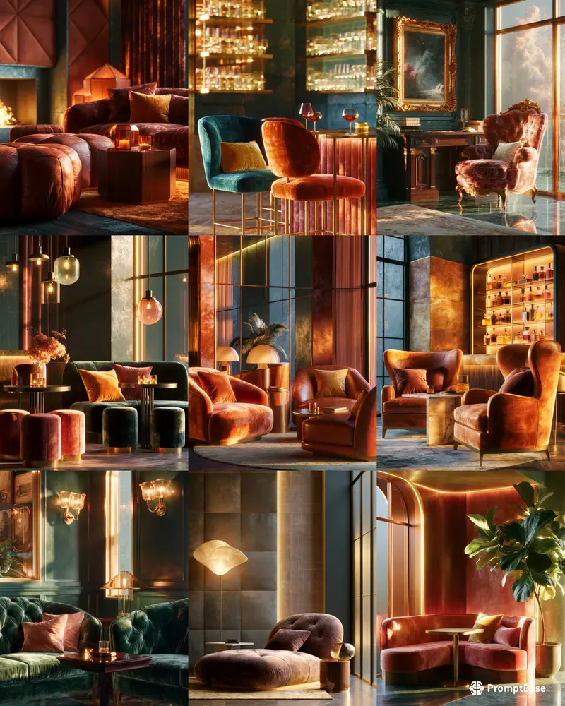 Moody Luxury Interiors Atmosphere Style