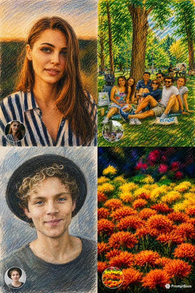 Crayon Portrait Artists